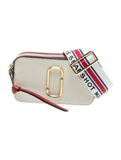 Pre-owned Marc Jacobs Saffiano Leather Crossbody Bag In Multi