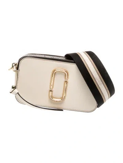 Pre-owned Marc Jacobs Saffiano Leather Crossbody Bag In Neutral