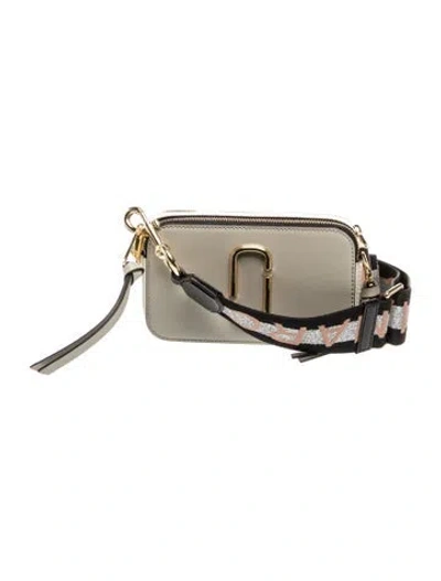 Pre-owned Marc Jacobs Saffiano Leather Crossbody Bag In Neutral