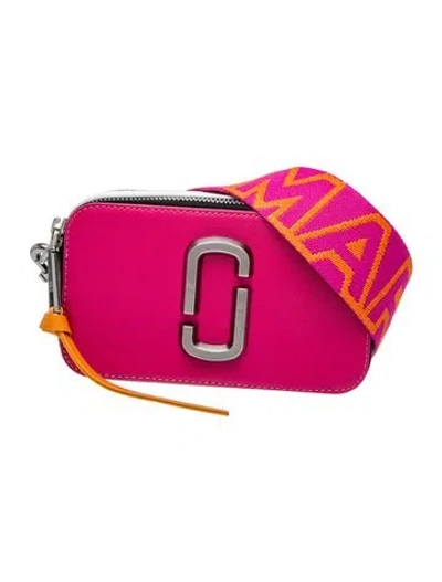 Pre-owned Marc Jacobs Saffiano Leather Crossbody Bag In Pink