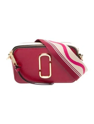 Pre-owned Marc Jacobs Saffiano Leather Crossbody Bag In Red