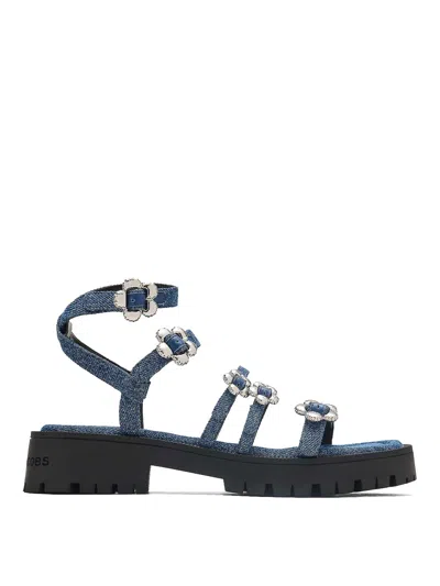 Marc Jacobs The Gladiator Kiki Sandal In Blue