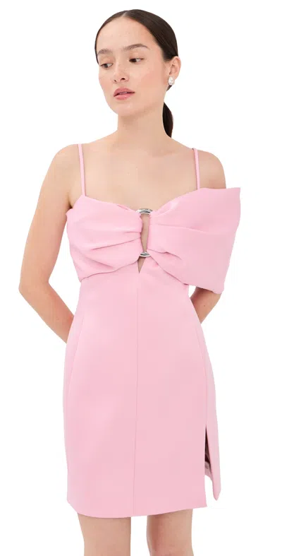 Marc Jacobs Satin Pop J Marc Bow Dress Ribbon Pink