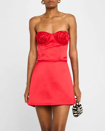 MARC JACOBS SATIN ROSE CORSET