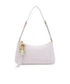 Marc Jacobs Scene Convertible Metallic Leather Mini Bag In White
