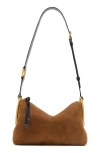 Marc Jacobs Scene Medium Suede Shoulder Bag In Copper