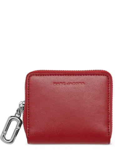 Marc Jacobs Scene Slim Compact Wallet In Red