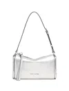Marc Jacobs Scene Small Leather Shoulder Bag In Silver