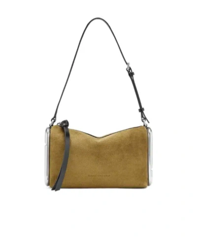 Marc Jacobs Scene Small Shoulder Bag In Suede In Brown