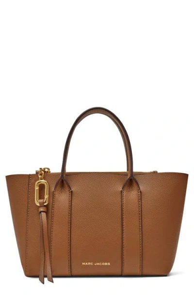 Marc Jacobs Scene Small Patent Leather Work Tote Bag In Brown