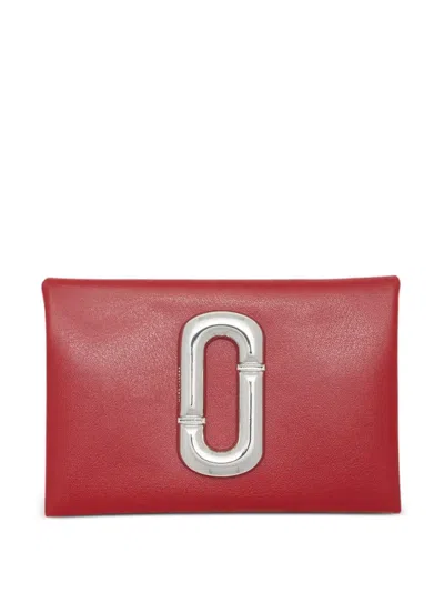 Marc Jacobs Scene Snap Card Holder In Red