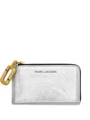 Marc Jacobs Scene Top-zip Multi Wallet In Metallic In Silver