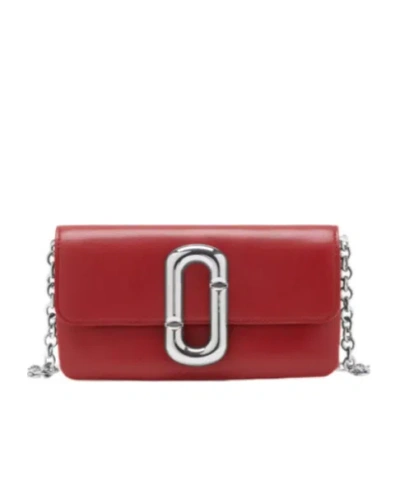 Marc Jacobs Scene Wallet On Chain In Brown