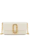 Marc Jacobs Scene Leather Wallet On Chain In Neutral