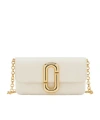 Marc Jacobs Scene Leather Wallet On Chain In White