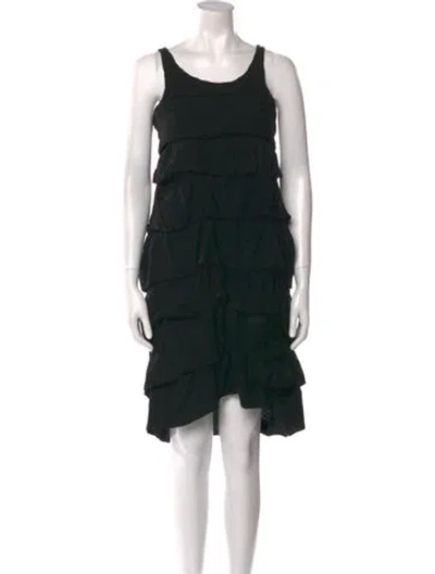 Pre-owned Marc Jacobs Scoop Neck Knee-length Dress In Black