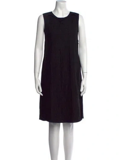 Pre-owned Marc Jacobs Scoop Neck Knee-length Dress In Black