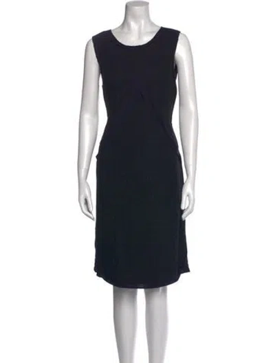 Pre-owned Marc Jacobs Scoop Neck Knee-length Dress In Black