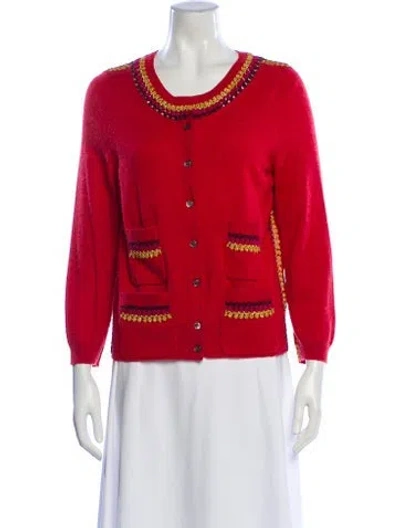 Pre-owned Marc Jacobs Scoop Neck Sweater In Red