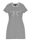 Marc Jacobs Seamed Up Knit Dress In Black