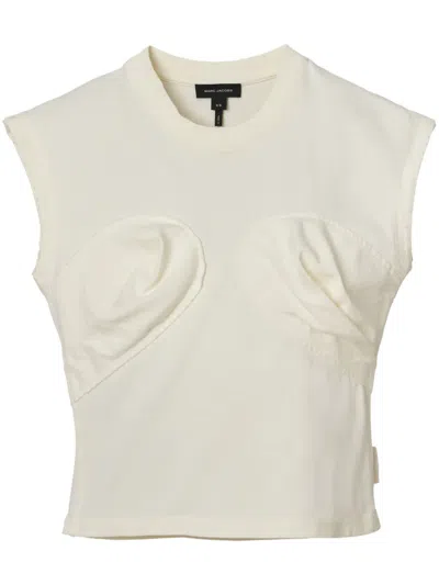 Marc Jacobs Seamed Up Tank Top In 白色