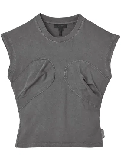 Marc Jacobs Seamed Up Tank Top In 灰色