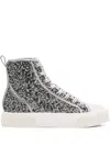 Marc Jacobs Sequin High-top Sneakers In Multi