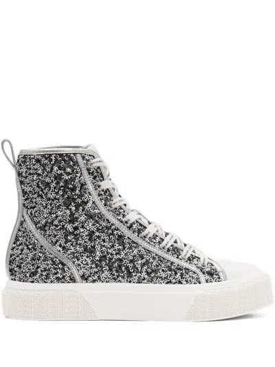 Marc Jacobs Sequin High-top Sneakers In Multi