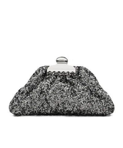 Marc Jacobs Sequin Shoulder Bag In Black