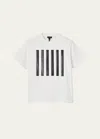 Marc Jacobs T-shirt The Stripe Box Tee In White