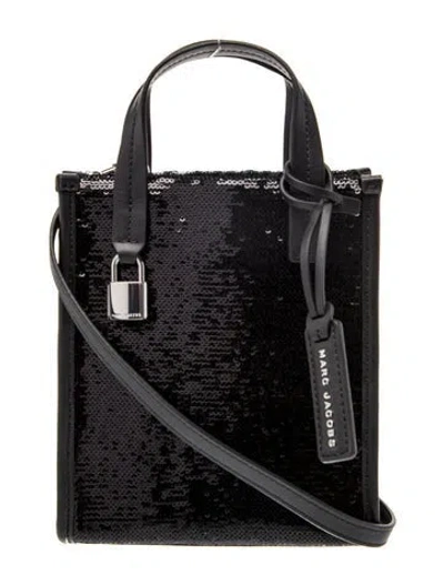 Pre-owned Marc Jacobs Sequins Bucket Bag W/ Tags In Black