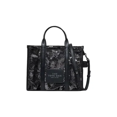 Pre-owned Marc Jacobs Sequins Medium Tote Bag 'black' | Men's Size Onesize