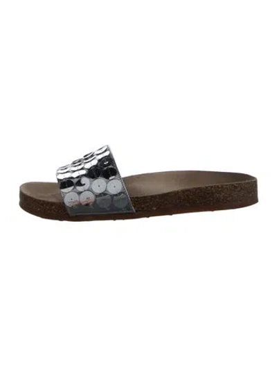 Pre-owned Marc Jacobs Sequins Slides In Blue