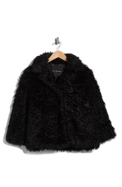 Marc Jacobs Shaggy Faux Fur Jacket In Black
