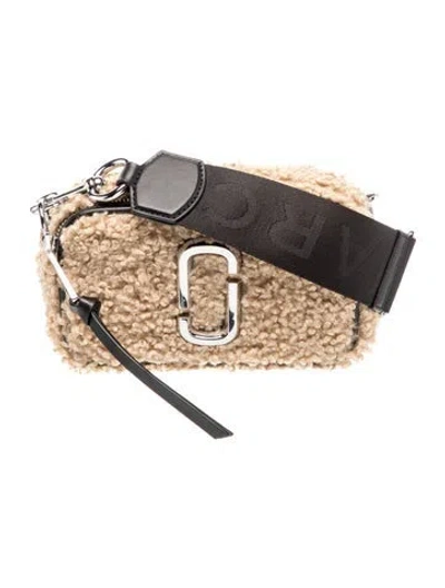Pre-owned Marc Jacobs Shearling Crossbody Bag In Neutrals