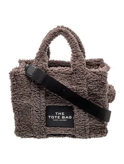 Pre-owned Marc Jacobs Shearling Shoulder Bag In Gray