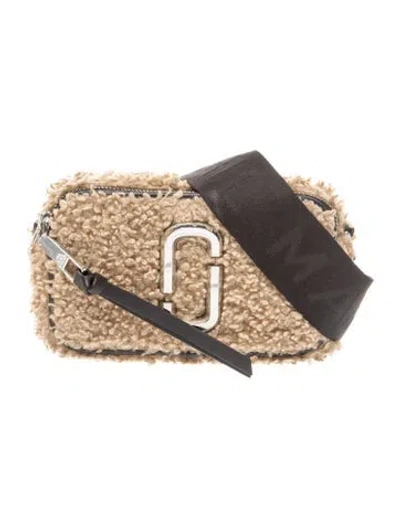 Pre-owned Marc Jacobs Shearling Shoulder Bag In Neutral