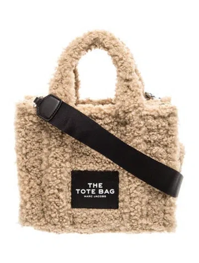 Pre-owned Marc Jacobs Shearling Tote In Neutrals
