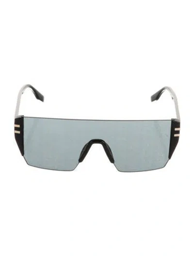 Pre-owned Marc Jacobs Shield Gradient Sunglasses In Black