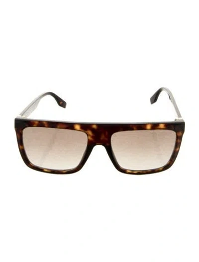 Pre-owned Marc Jacobs Shield Gradient Sunglasses In Brown