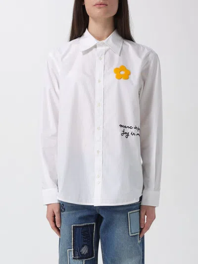 MARC JACOBS SHIRT MARC JACOBS WOMAN COLOR WHITE,H64835001