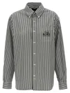 Marc Jacobs Blackwhite The Striped Shirt In Black