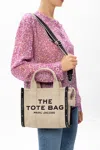 Marc Jacobs Shopper Bag With Logo In Beige