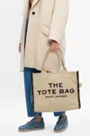 Marc Jacobs Shopper Bag With Logo In Beige