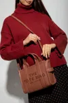 Marc Jacobs Shopper Bag With Logo In Brown