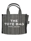 Marc Jacobs Beige The Monogram Small Tote Bag In Black