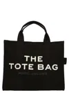 Marc Jacobs The Medium Canvas Tote Bag In Black