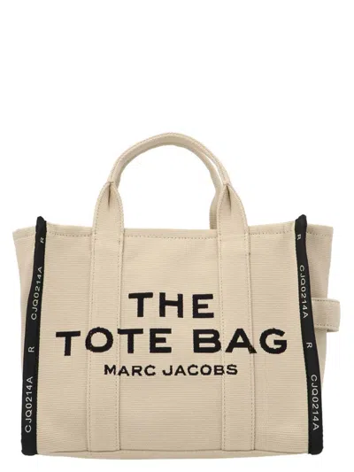 Marc Jacobs Shopping 'the Jacquard Medium Tote' In Beige