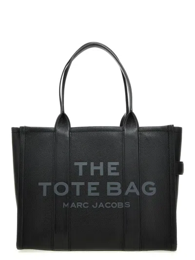 Marc Jacobs Shopping The Leather Large Tote In Black