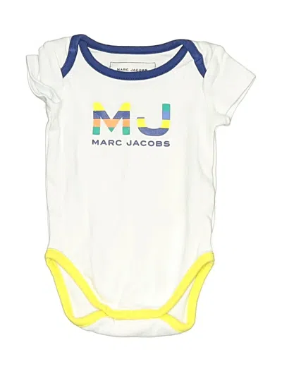 Pre-owned Marc Jacobs Babies' Short Sleeve Onesie In White